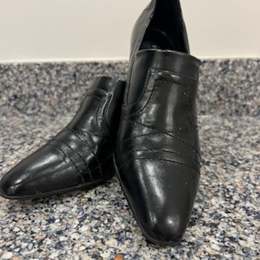 Etienne Aigner Black Heels Misty Shoes Size 6 1/2
